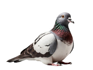 Fototapeta premium Pigeon on transparent background