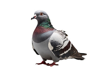 Fototapeta premium Pigeon on transparent background