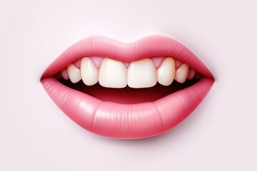 Obraz premium Close-up of a person's mouth with a missing tooth. Suitable for dental concepts