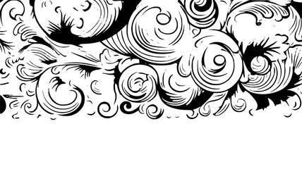 frame, floral, border, vintage, vector, decoration, flower, ornament, design, illustration, pattern, black, swirl, card, wedding, ornate, banner, art, decor, invitation, leaf, element, style, scroll, 