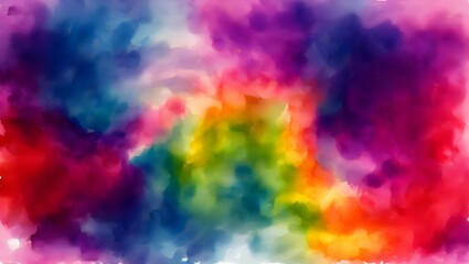 Fototapeta na wymiar Blurred Multicolored Background. Watercolors, paints.
