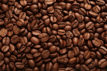 Coffee Beans Background for Design and Layout