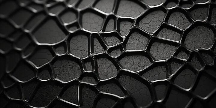 Detailed black and white photo of snake skin, perfect for background use