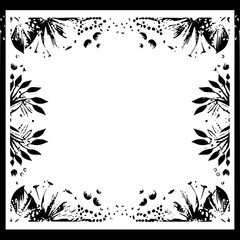 frame, floral, border, vintage, vector, decoration, flower, ornament, design, illustration, pattern, black, swirl, card, wedding, ornate, banner, art, decor, invitation, leaf, element, style, scroll, 