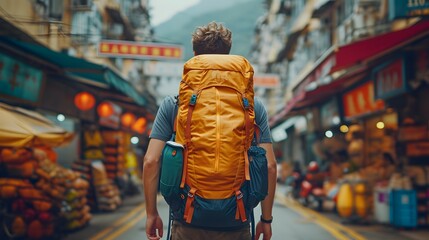 Obraz premium exploring a urban environment