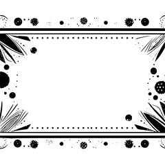 frame, floral, border, vintage, vector, decoration, flower, ornament, design, illustration, pattern, black, swirl, card, wedding, ornate, banner, art, decor, invitation, leaf, element, style, scroll, 