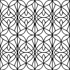 Fototapeta premium Seamless pattern, pattern, line art pattern, background, pattern, seamless, leaf, floral, vector, flower, decoration, plant, wallpaper, nature, design, illustration, ornament, art, branch, tree, textu