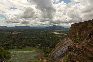 Surroundings of the Buddhist Temple of Sri Lanka