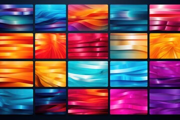 A set of nine different colored backgrounds, perfect for various design projects