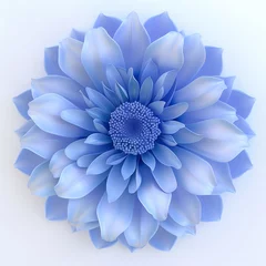 Fototapeten blue dahlia flower © TY