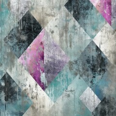 Black gray and maroon diamonds modern abstract wallpaper