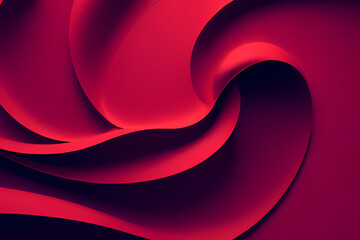 Abstract background with fluid gradient. 3d illustration of design red colorful 3d design inspired waves.