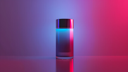 A holographic cosmetic package on holographic background