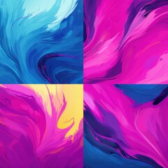 Indigo and Magenta abstract backgrounds wallpapers, in the style of bold lines