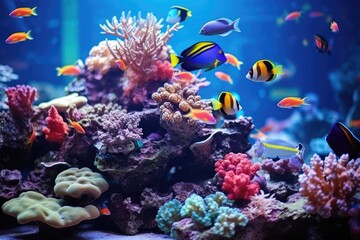 Obraz premium Beautiful underwater world and its inhabitants