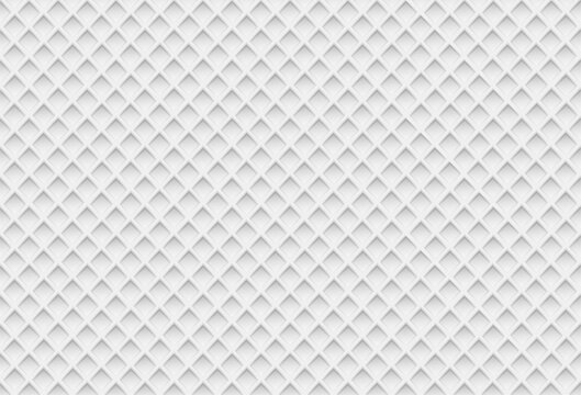 3d realistic vector illustration. White waffle texture towel pattern.