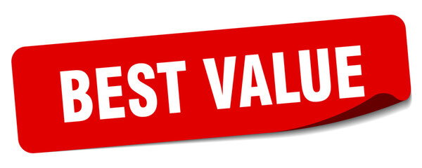 best value sticker. best value label