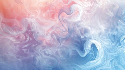 Fototapeta premium The soft create a visually pleasing and calming effect. delicate swirling pastel colors