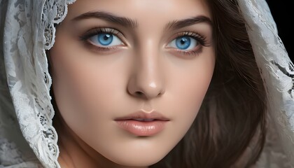 Young Blue Eyes Turkish Female