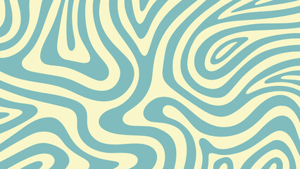 abstract green background with waves seamless pattern