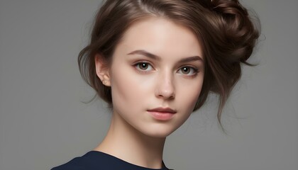Fototapeta premium Portrait of a beautiful woman 