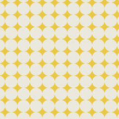  Geometric seamless pattern with circles, stripe