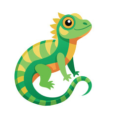  Reptiles Animal flat vector illustration