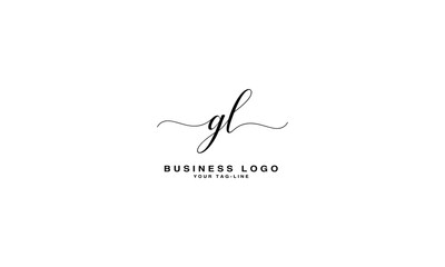 GL, LG, G, L, Abstract Letters Logo monogram