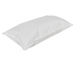 Naklejka premium Mockup white rectangular pillow. 3d render