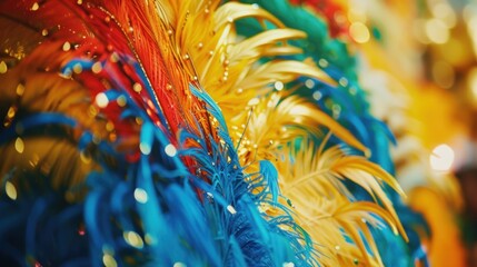 Carnival uniform for celebrating colorful 