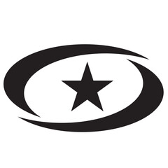 Brutalism star and flower shapes. Templates for notes, posters. Anti-design. Vector illustration