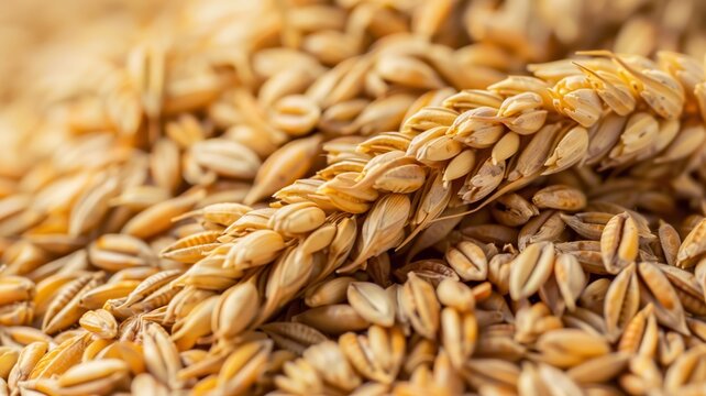 K&ouml;rner und &Auml;hre von Weizen & Gerste - Landwirtschaft