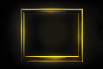 neon glowing frame
