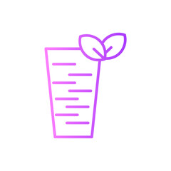 green tea gradient icon