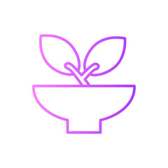 green tea gradient icon