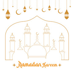 Ramadan Kareem social banner