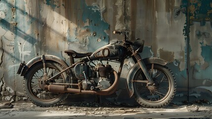 Vintage Old Classic Motorcycles