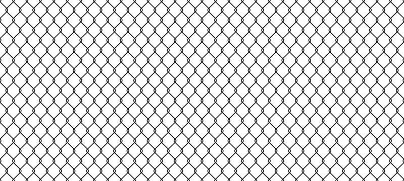 Chain fence seamless pattern. Vector EPS 10