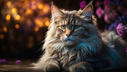 a beautiful cat ai created