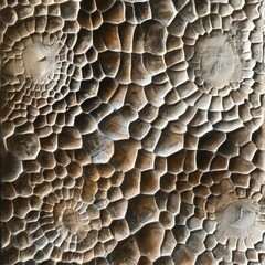 Detailed Texture of Burnt Wood Surface