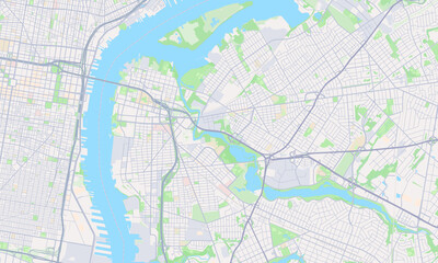 Fototapeta na wymiar Camden New Jersey Map, Detailed Map of Camden New Jersey