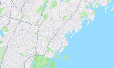 New Rochelle New York Map, Detailed Map of New Rochelle New York