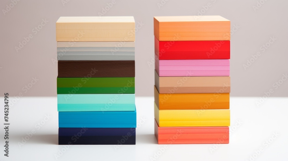 Aufkleber collection of sticky page markers generative ai