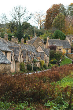 Beautiful Cottages of Arlington Row in Bibury, Gloucestershire - English Village