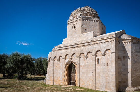 Church of San Felice in the archaeological area of Balsignano, town of Modugno, province of Bari, Puglia region, southern Italy - 10th and 11th century