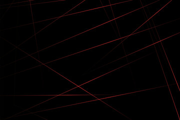 Abstract black with red lines, triangles background modern design. Vector illustration EPS 10.