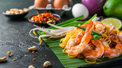ThaiNoodleFeast: Authentic Pad Thai & Spicy Shrimp Delights
