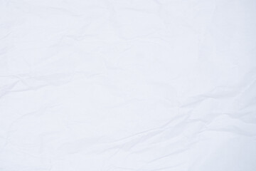 Crumpled White Paper Texture Background.