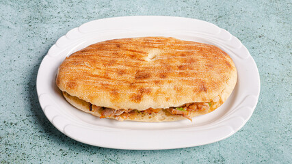 Chicken doner kebab isolated