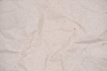 Soft Crumpled Brown Recycled Paper Texture